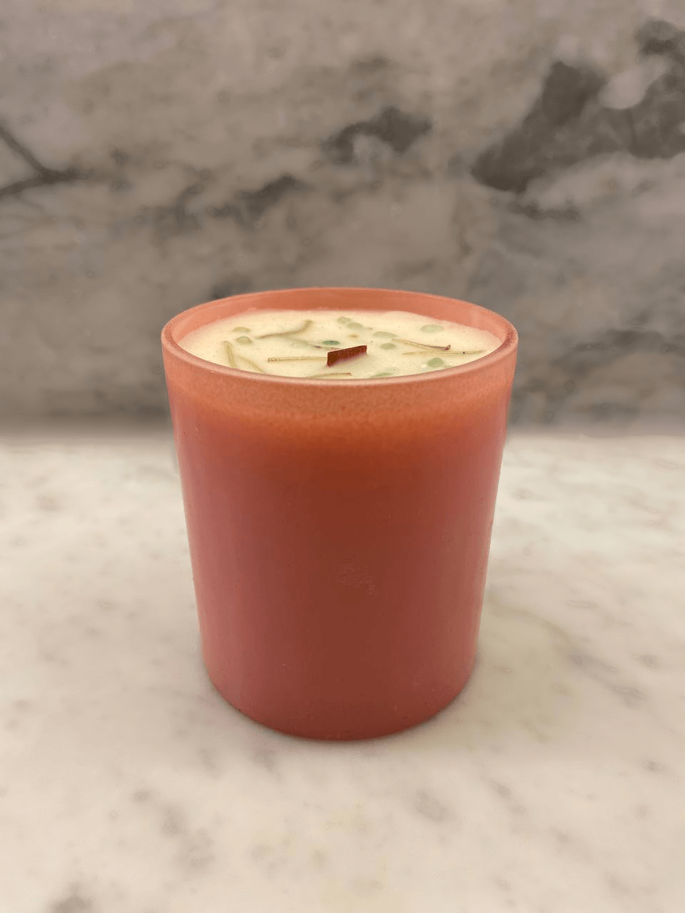 Flourish Pink Glass Candles from Eteri