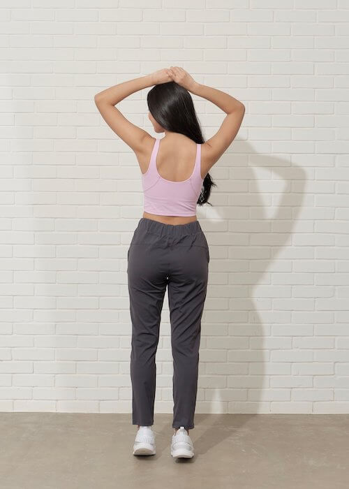 Splore Brand Partner Shop Easy Active Back To Work Sports Bra in Bubblegum Pink
