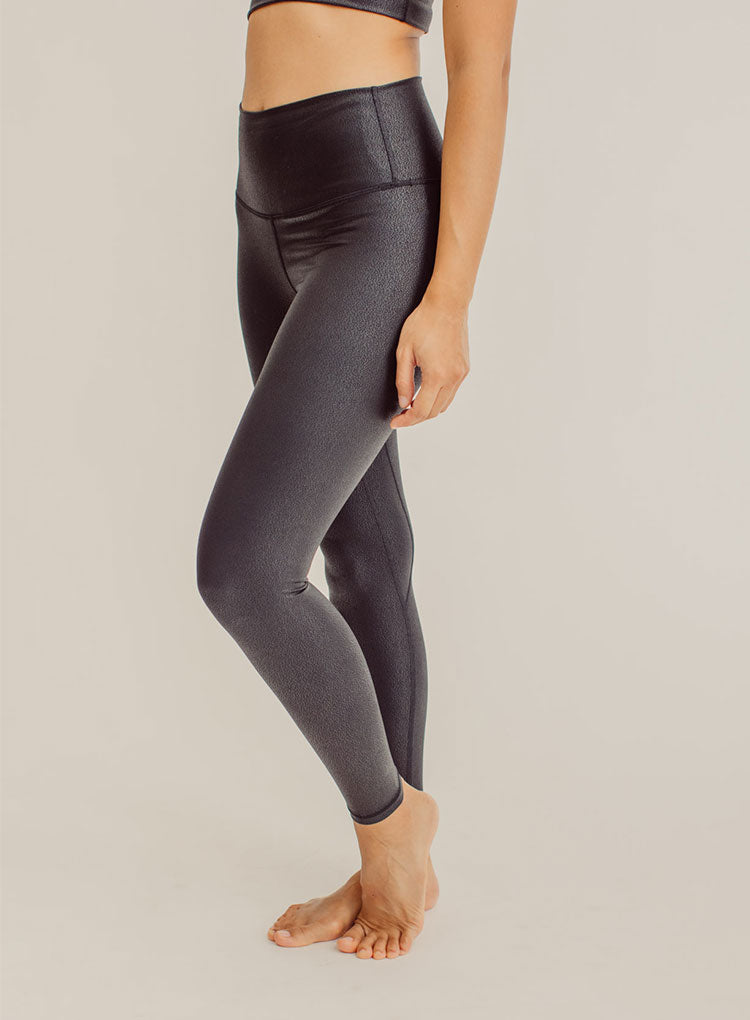 Faux Leather Hi-Waist Leggings