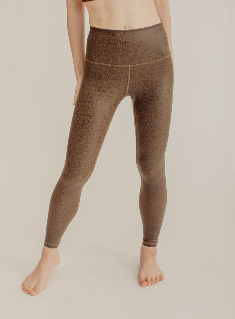 Faux Leather Hi-Waist Leggings