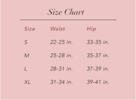 Mirko Flow Underwear Size Chart
